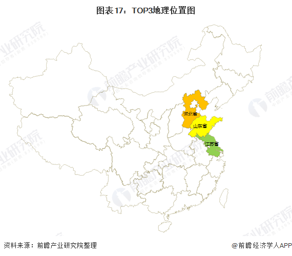 图表17：TOP3地理位置图